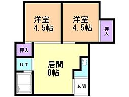 リバアハイツＢ 1階