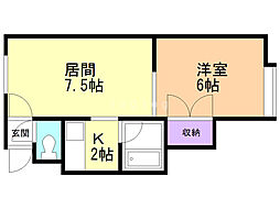 間取図画像 1LDK