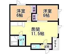 サウスヴィラＢ棟 1階/106