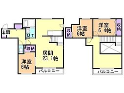 間取図画像 3LDK