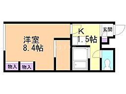 間取図画像 1K