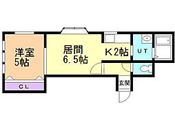 間取図画像 1LDK
