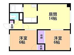 サンローゼ北野Ｄ 3階/205