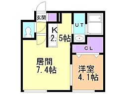 間取図画像 1LDK