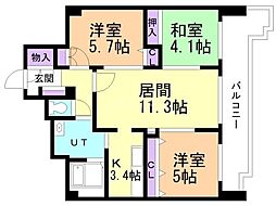 リバティベル月寒 7階/706
