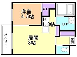 アスウェル美園フレット 4階/405