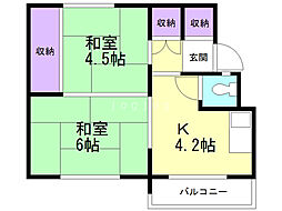 ビレッジハウス福住3号棟 2階/205