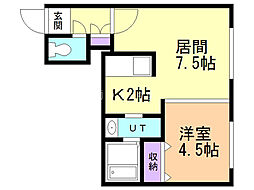 間取図画像 1LDK