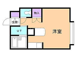 メゾン・デュ・シーニュ.1 ワンルームの間取図画像
