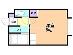 TAFTマンション ワンルームの間取図画像