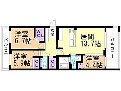 物件の間取り