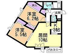 物件の間取り