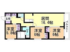 物件の間取り