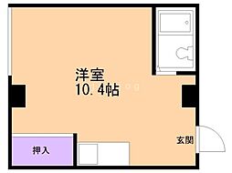立石ビル ワンルームの間取図画像