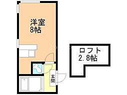 メゾン文京台 ワンルームの間取図画像