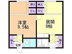 間取図画像 1DK