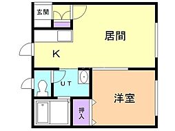 間取図画像 1DK