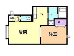 間取図画像 1LDK