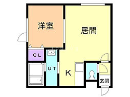 間取図画像 1LDK