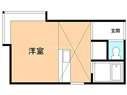 DanDeLion ワンルームの間取図画像