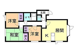 トマムスカイMS 3LDKの間取図画像
