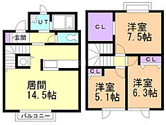 物件の間取り