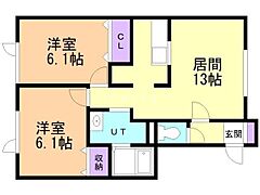物件の間取り