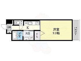 兵庫県尼崎市神田北通４丁目43番1号（賃貸マンション1K・6階・30.96㎡） その2