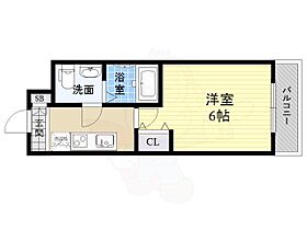 兵庫県尼崎市立花町１丁目9番9号（賃貸マンション1K・11階・20.59㎡） その2