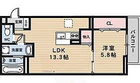 兵庫県尼崎市水堂町２丁目7番17号（賃貸アパート1LDK・3階・46.17㎡） その2