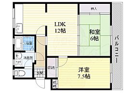 ネクスプロス壱番館 309 ｜ 兵庫県尼崎市道意町６丁目1番2号（賃貸マンション2LDK・3階・54.50㎡） その2