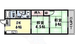 間取図画像 2DK