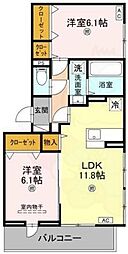 La Maison 塚口 3階/-