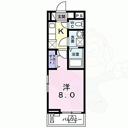 間取図画像 1K