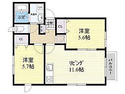 Sフラット 2階/N202