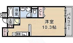 アーバネックス尼崎東難波 ワンルームの間取図画像