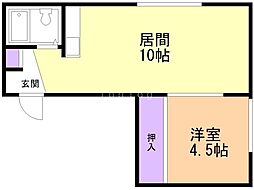 間取図画像 1LDK