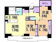 物件の間取り