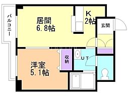 アンソレイユ山鼻 5階