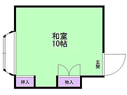 宗教法人参宮殿会館 ワンルームの間取図画像