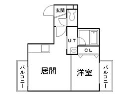 間取図画像 1DK