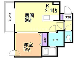 間取図画像 1LDK