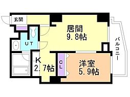 間取図画像 1LDK