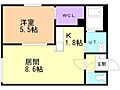 コンチェルト桑園1階5.2万円
