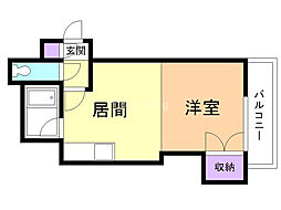 間取図画像 1LDK