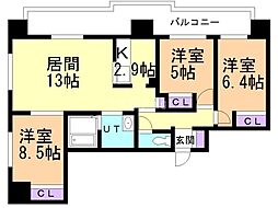 間取図画像 3LDK