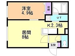 札幌市営東西線 西18丁目駅 徒歩7分 3階/-