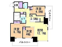 間取図画像 3LDK