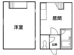 フォルミカ 1LDKの間取図画像