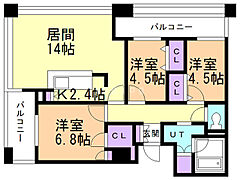 物件の間取り